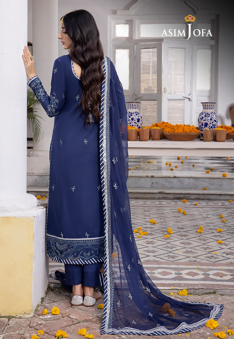 AJAB-10 EMBROIDERED LAWN SILK 3 PCS