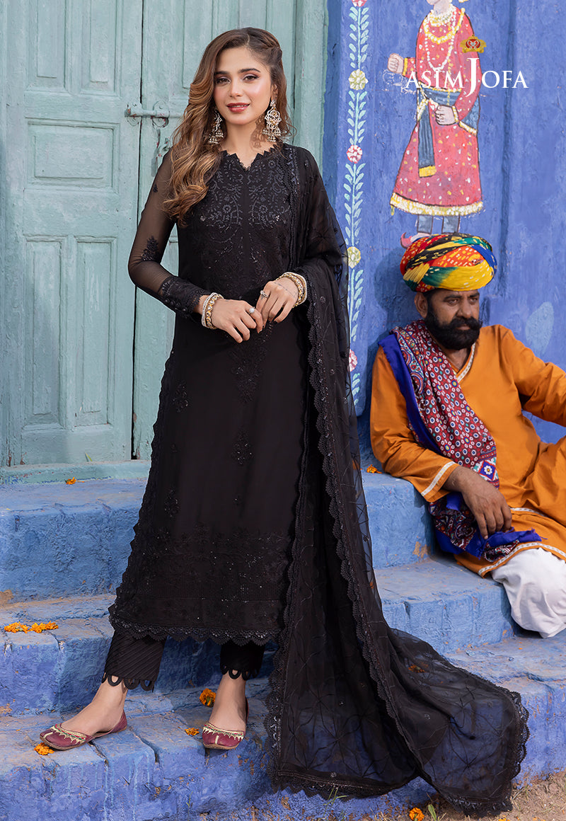 Asim jofa 2024 black dress