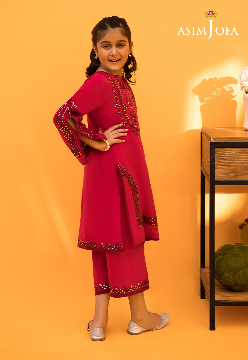 AJKCD-10 EMBROIDERED CAMBRIC STITCHED 2 PCS