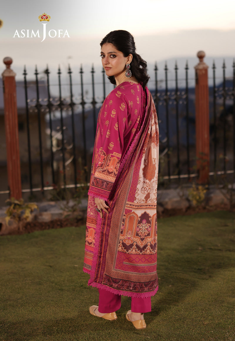 AJUWD-63 PRINTED STITCHED 3 PCS