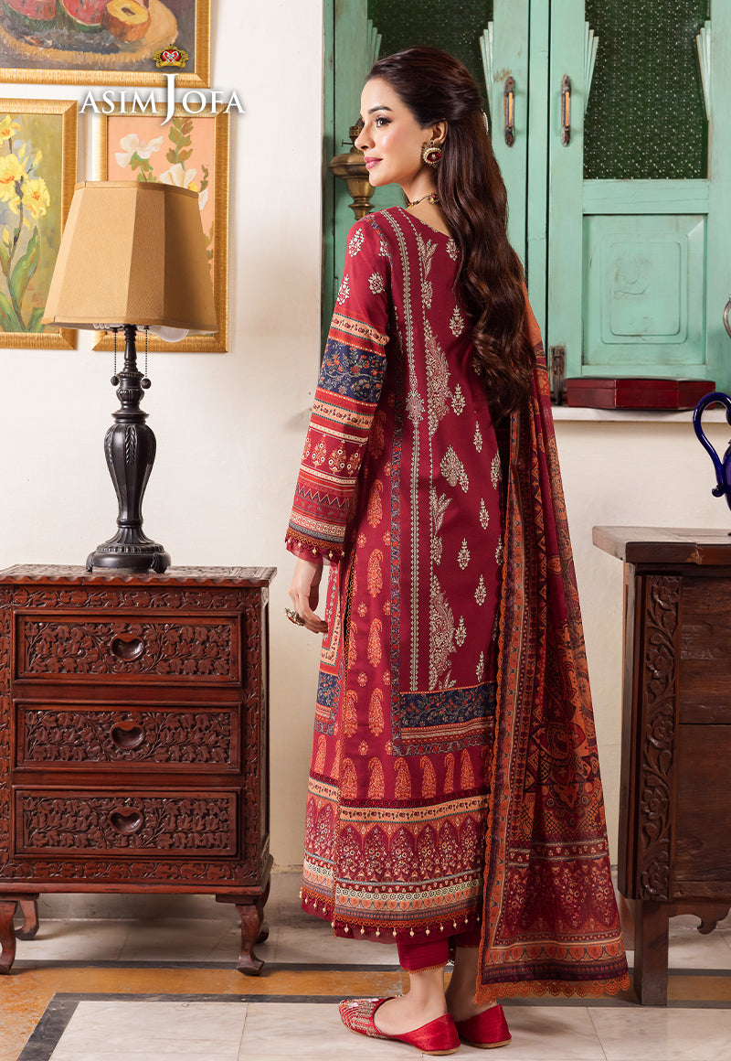 AJRW-26 EMBROIDERED PREMIUM WINTER COTTON 3 PCS