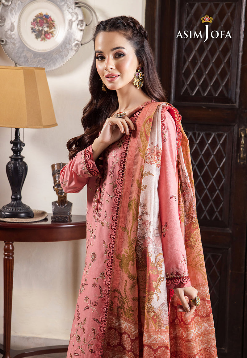 AJRW-35 EMBROIDERED SLUB 3 PCS