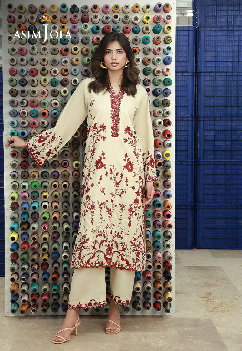 AJLPF-06 Embroidered Super Silk Stitched 2pcs