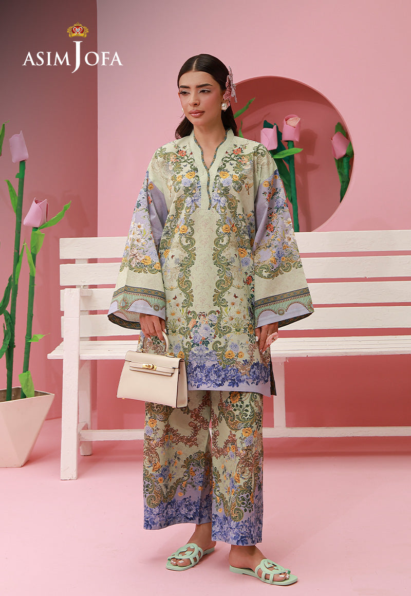 AJPB-275 Printed Lawn Stitched 2pcs