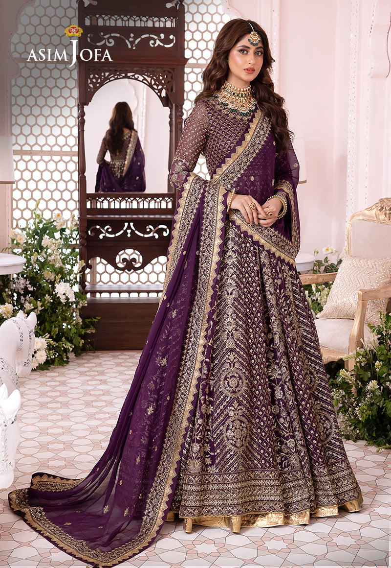 AJCC-04 EMBROIDERED CHIFFON 3 PCS