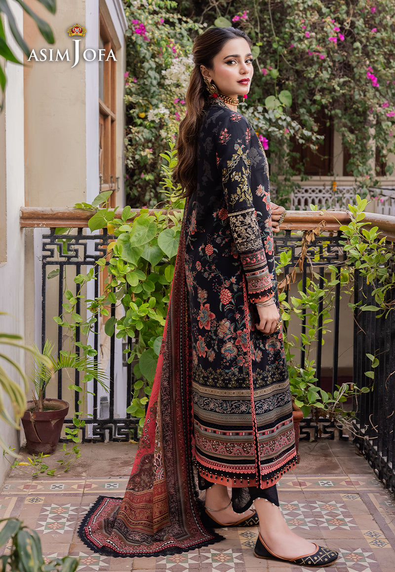 AJRW-23 EMBROIDERED PREMIUM WINTER COTTON 3 PCS