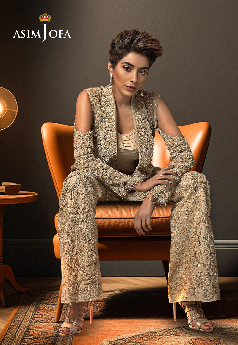 AJBRD-09 HAND EMBROIDERED COAT 2 PCS