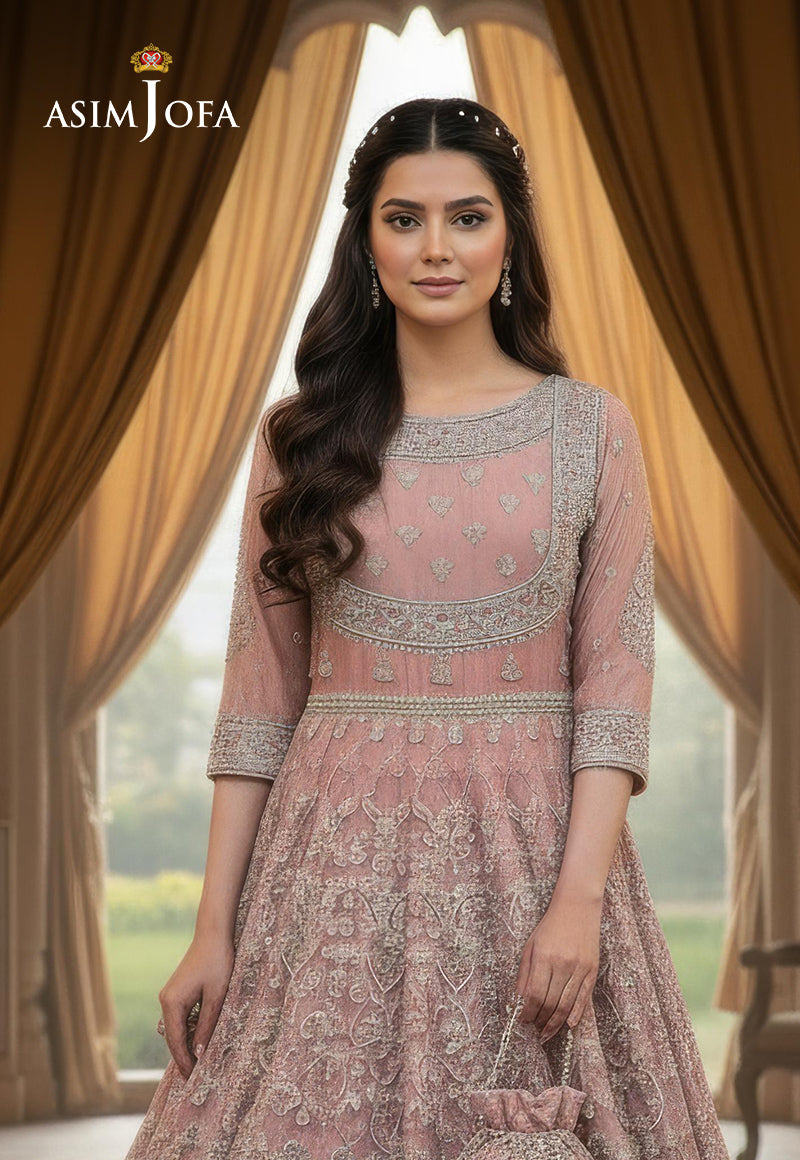 AJBRD-21 HAND EMBROIDERED PESHWAS 2 PCS