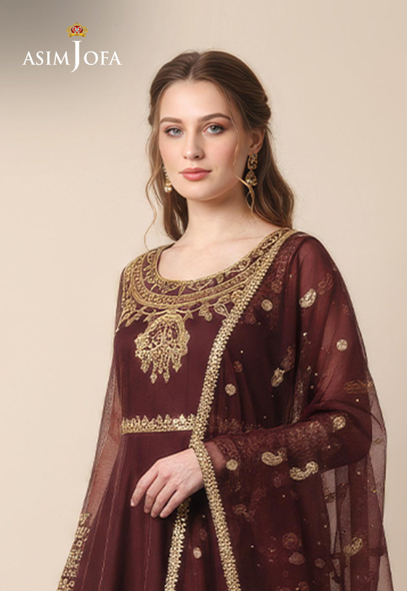 AJDSAI-240 ORGANZA STITCHED 2 PCS