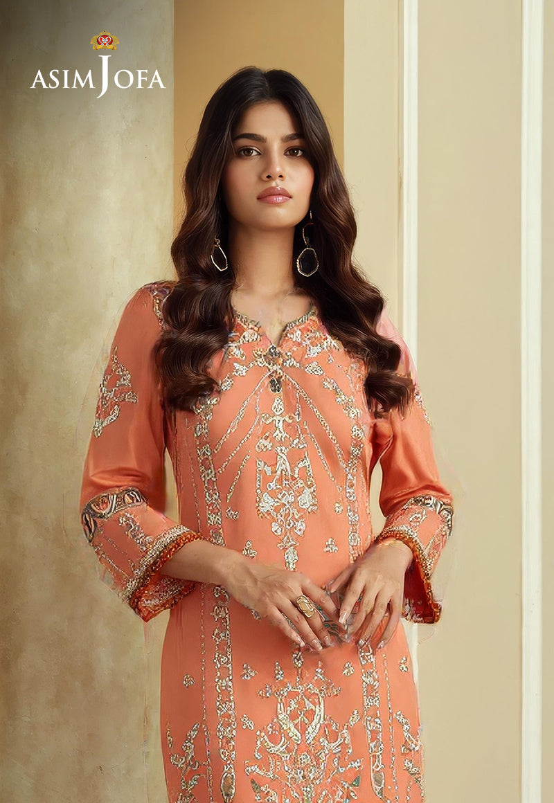 AJDSAI-251 EMBROIDERED LAWN STITCHED 3 PCS