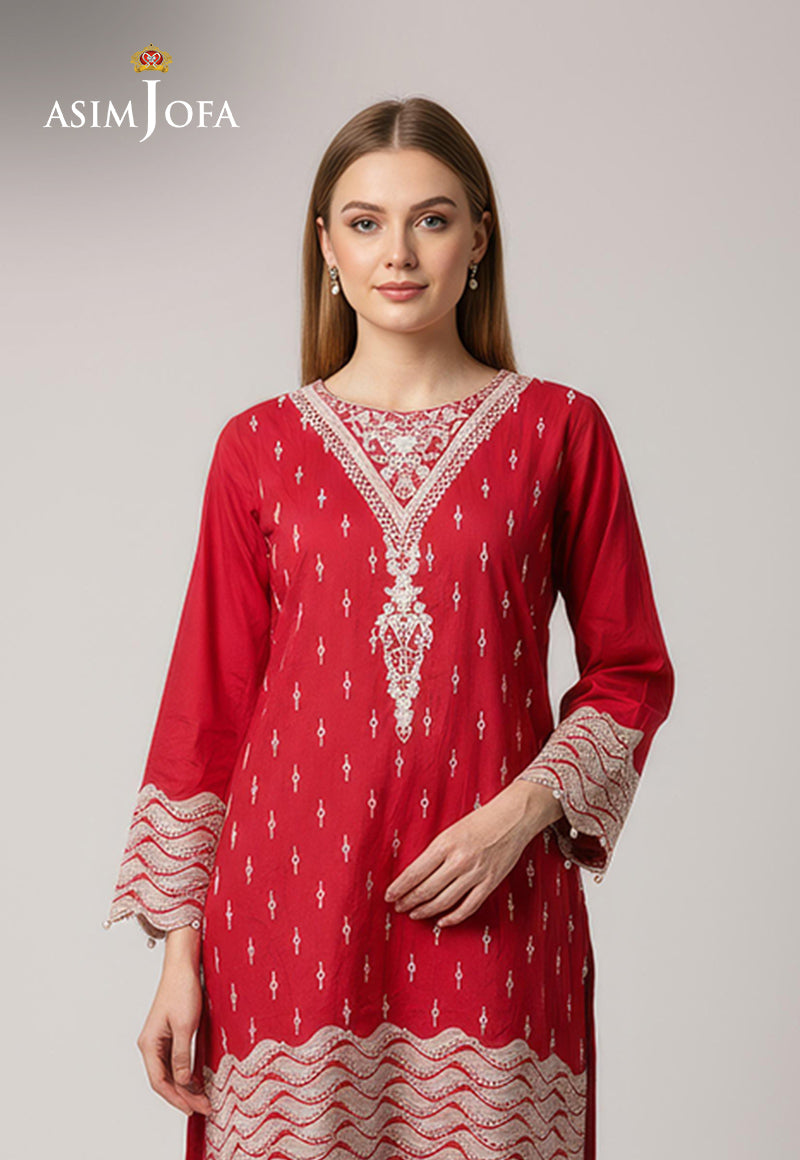 AJDSAI-315 EMBROIDERED LAWN STITCHED 1 PC