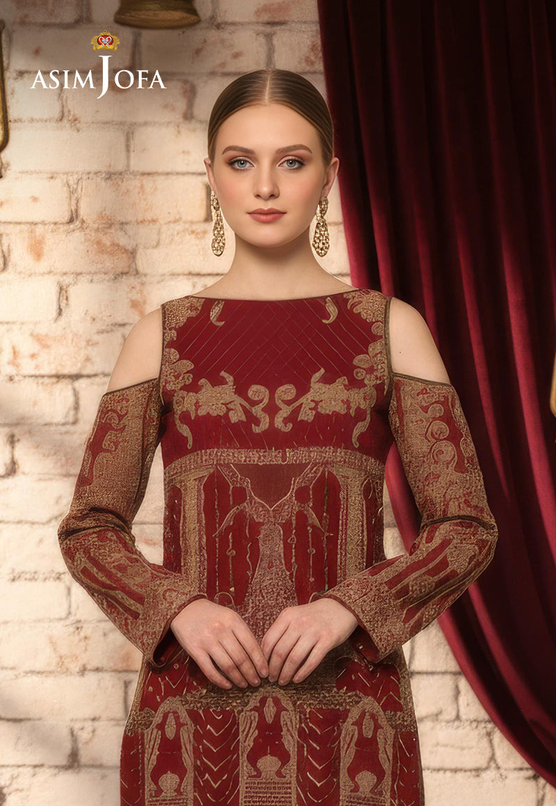 AJDSAI-319 EMBROIDERED COTTON NET STITCHED 1 PC
