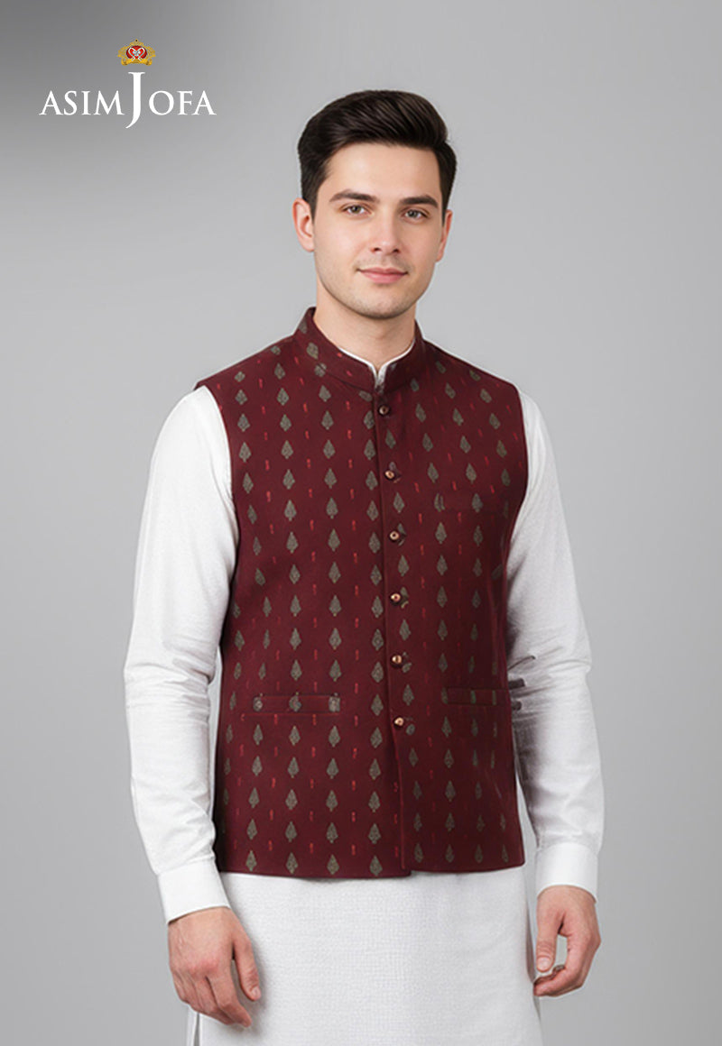 AJDSAI-336 EMBROIDERED SELF JAQUARD STITCHED 1 PC