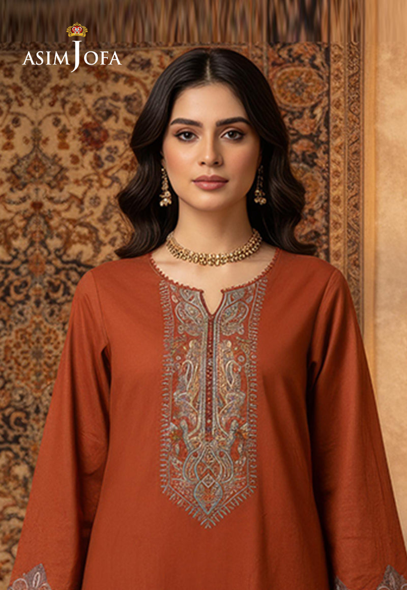 AJDSAI-442 PRINTED LAWN STITCHED 3 PCS