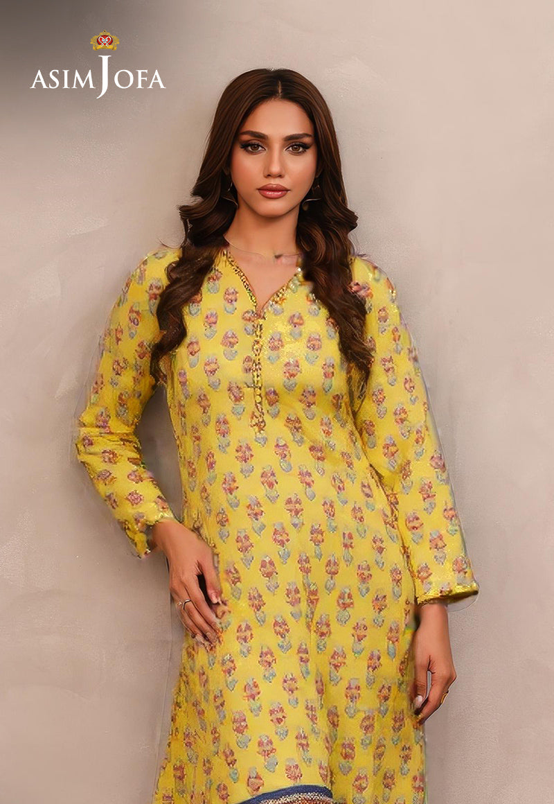 AJDSAI-47 PRINTED LAWN STITCHED 2 PCS