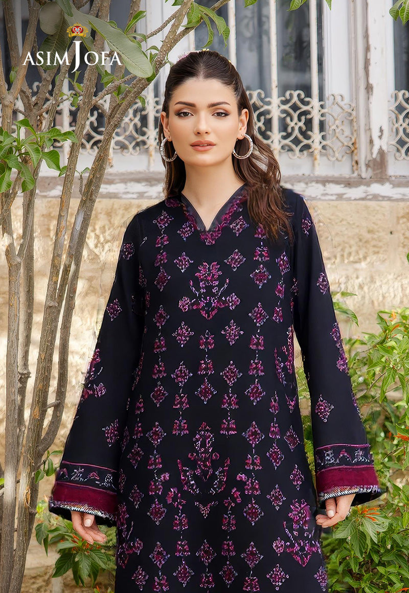 AJDSAI-53 EMBROIDERED COTTON 2 PC