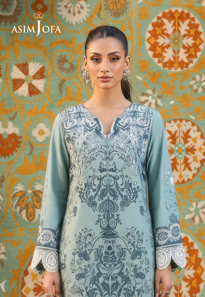 AJDSAI-580 PRINTED DOBBY STITCHED 3 PCS