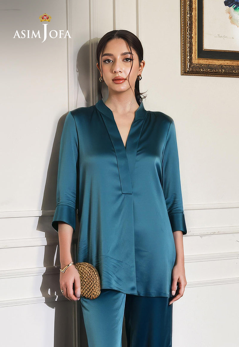 AJDSAI-589 SATIN SILK STITCHED 2 PCS