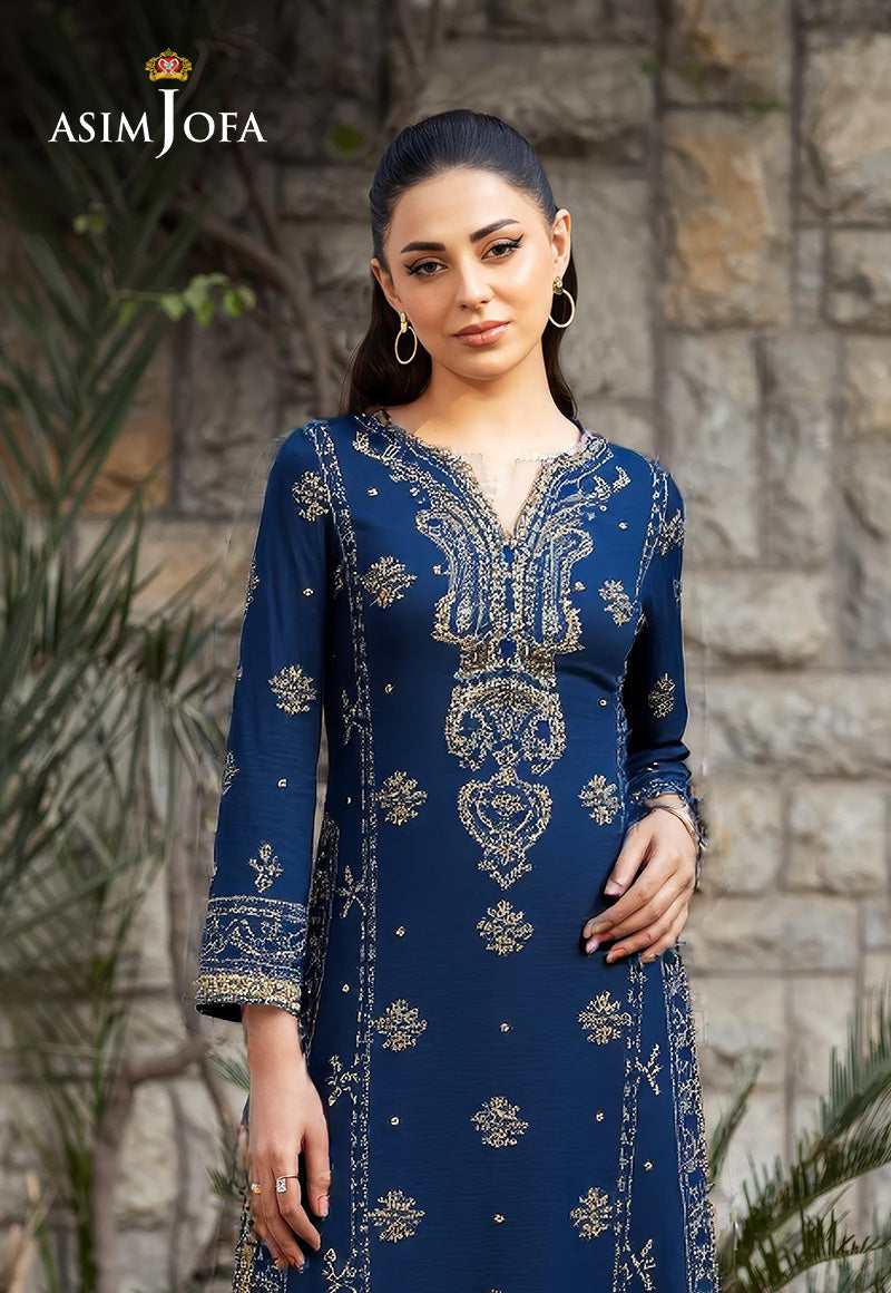 AJDSAI-65 EMBROIDERED CHIFFON 3 PCS