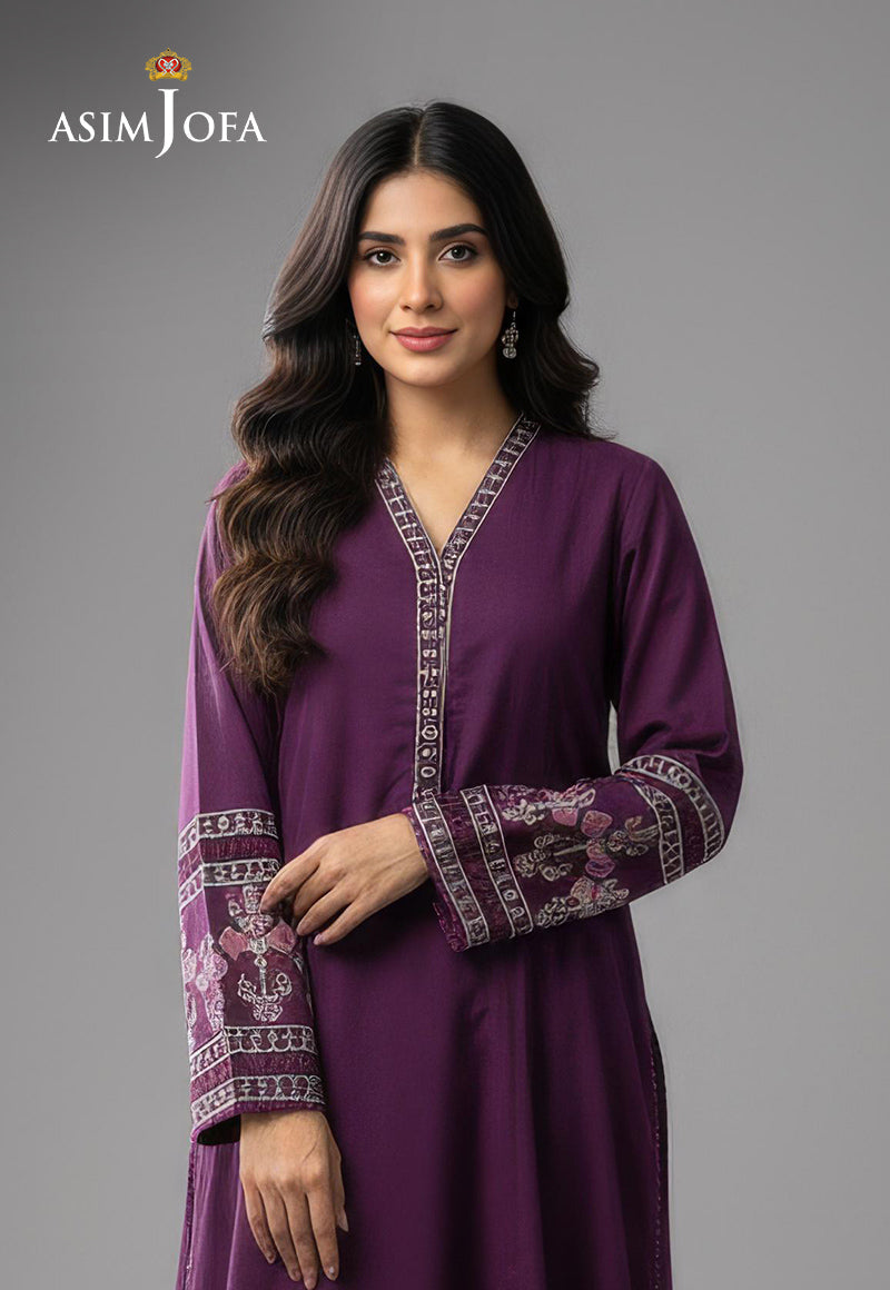 AJDSAI-659 EMBROIDERED LAWN STITCHED 1 PC
