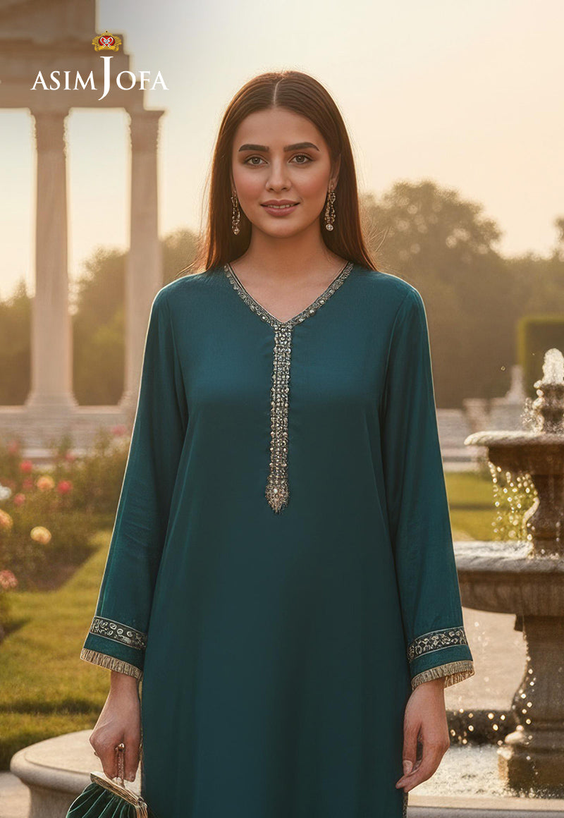 AJDSAI-661 TWISTED SILK STITCHED 2 PCS