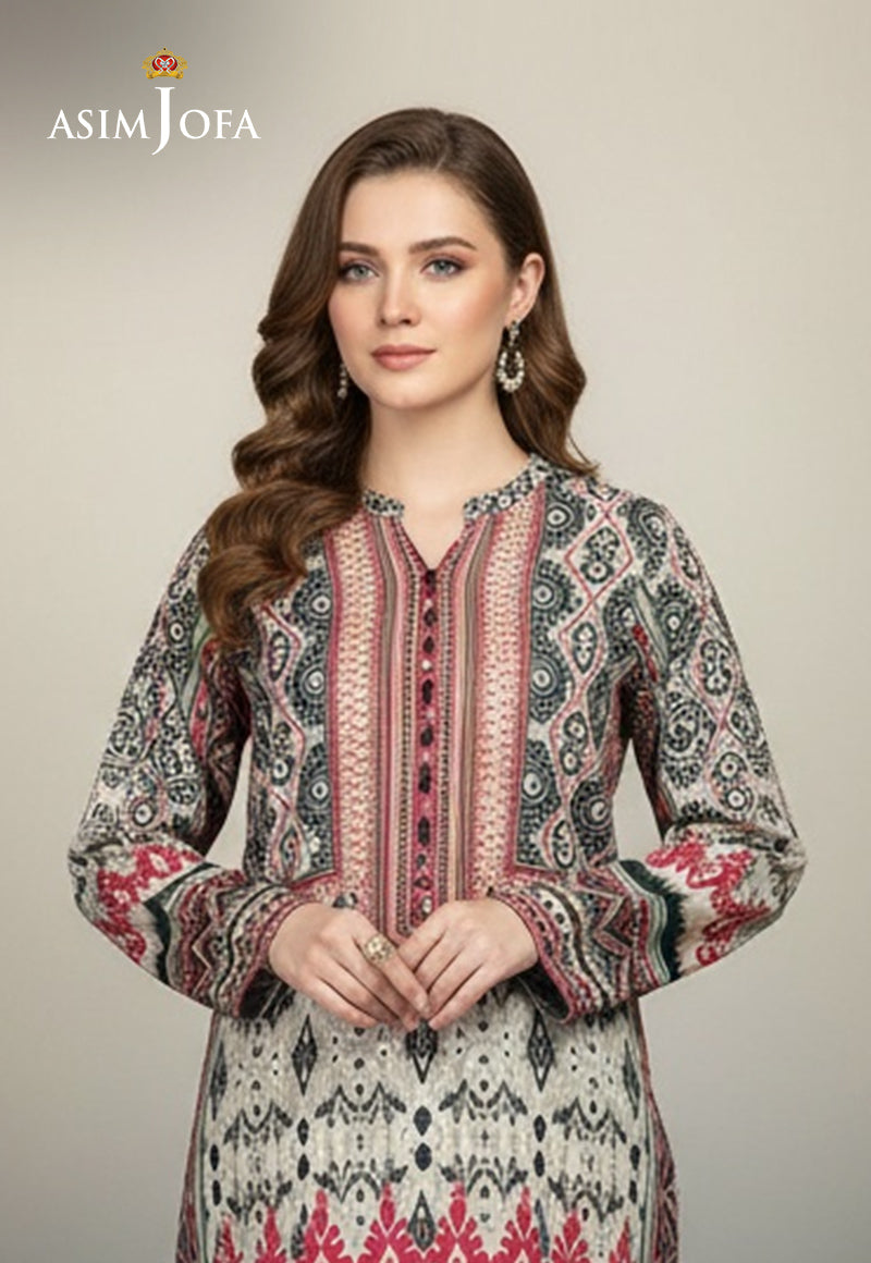AJDSAI-665 PRINTED SILK STITCHED 1 PC