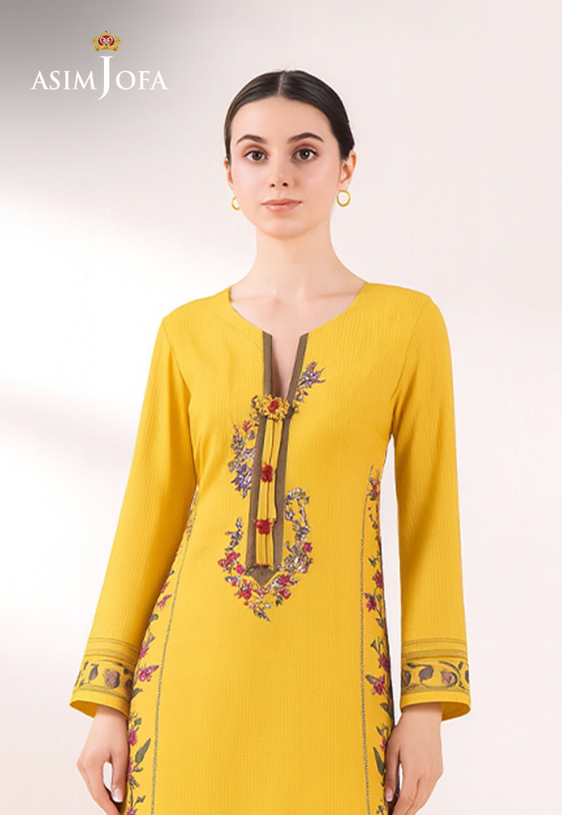 AJDSAI-667 EMBROIDERED SELF JACQUARD STITCHED 1 PCS