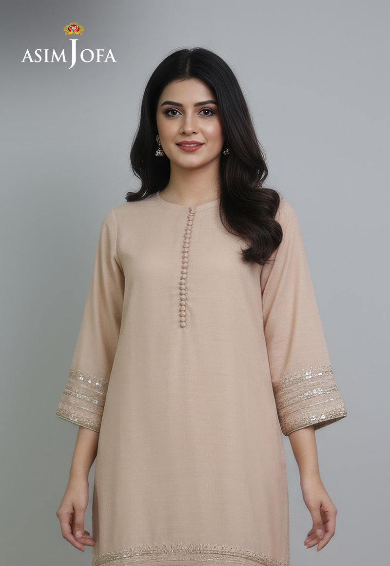 AJDSAI-669 RAW SILK STITCHED 2 PCS