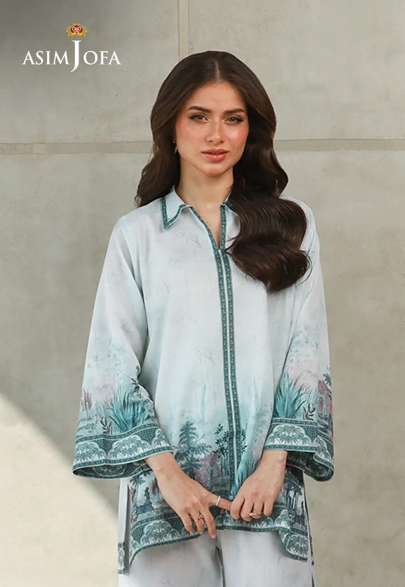 AJDSAI-671 PRINTED LAWN STITCHED 2 PCS