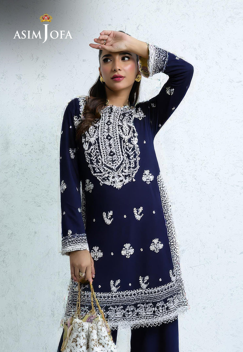 AJDSAI-73 EMBROIDERED LAWN STITCHED 1 PC