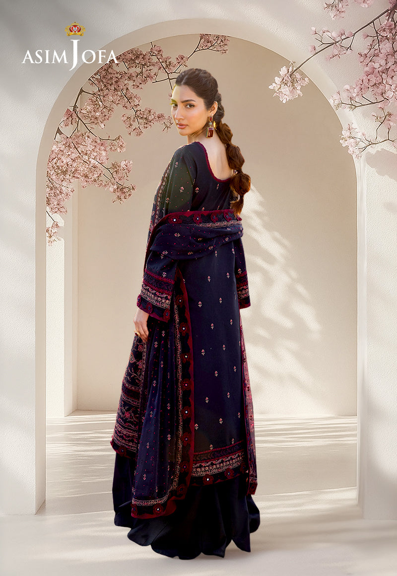 AJELL-01 EMBROIDERED LAWN 3 PCS