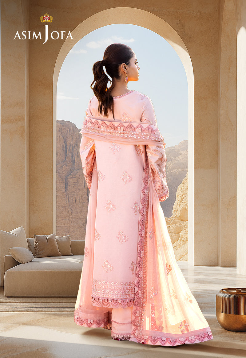 AJELLD-15 EMBROIDERED LAWN STITCHED 3 PCS