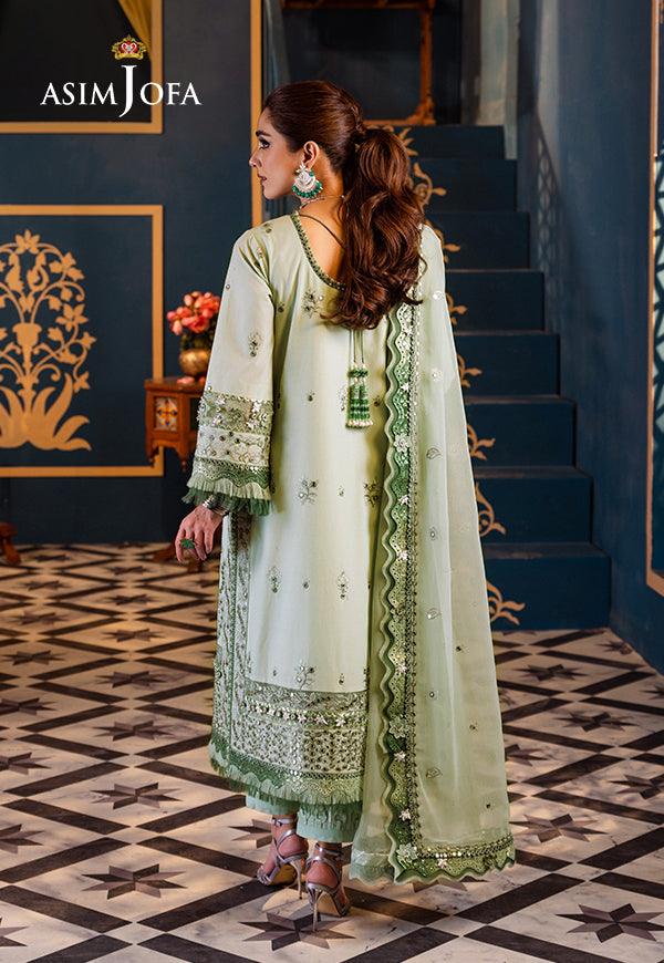 AJFI-17 EMBROIDERED LAWN 3 PCS
