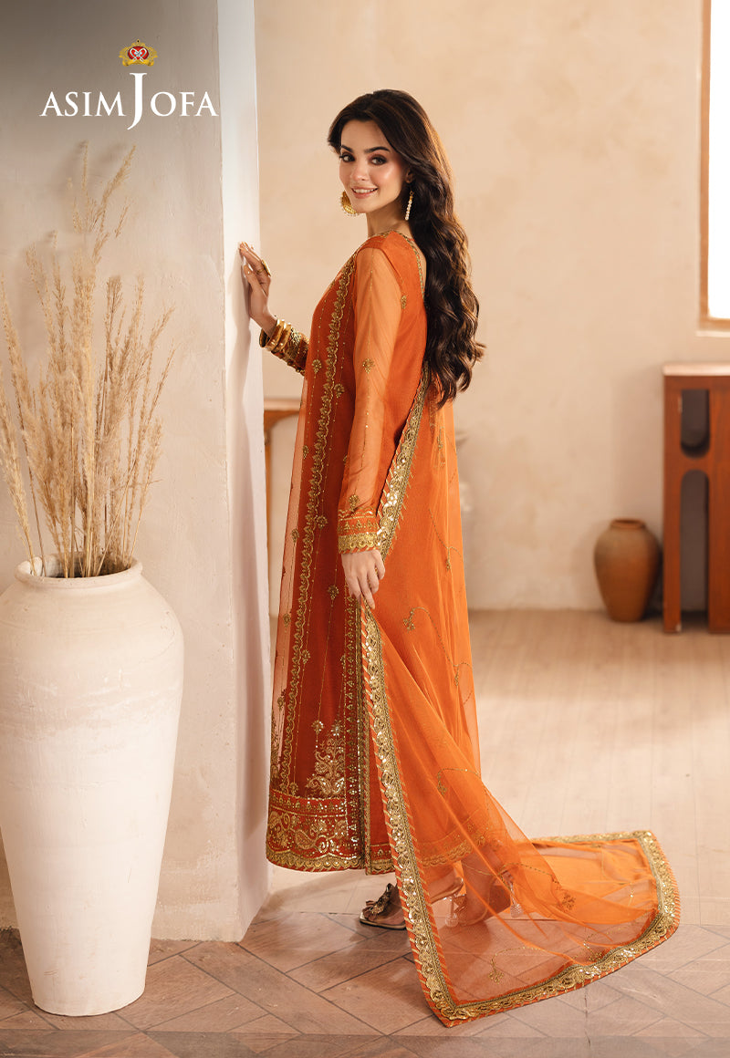 AJHE-09 EMBROIDERED NET 3 PCS