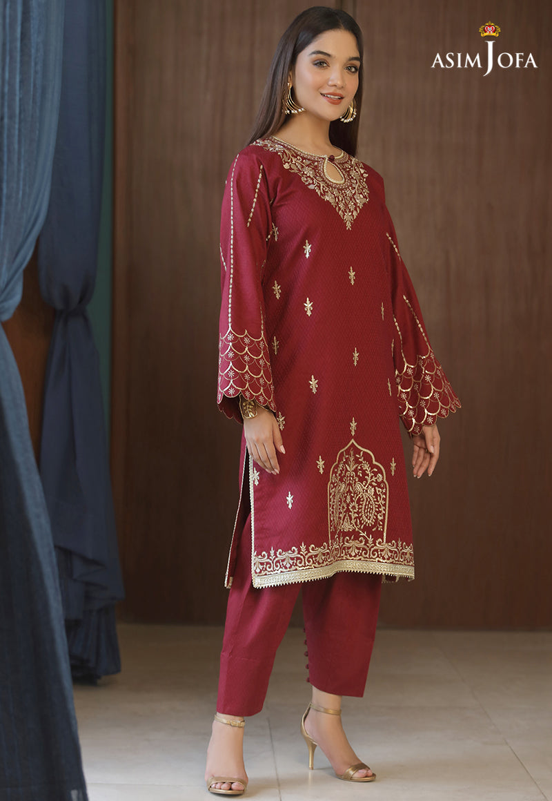 AJJDD-12 EMBROIDERED SELF-JACQUARD STITCHED 1 PC