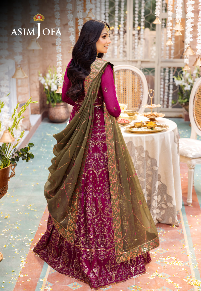 AJJJB-09 EMBROIDERED CHIFFON STITCHED 3 PCS