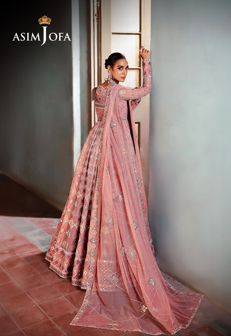 AJKBB-03 EMBROIDERED NET STITCHED 3 PCS
