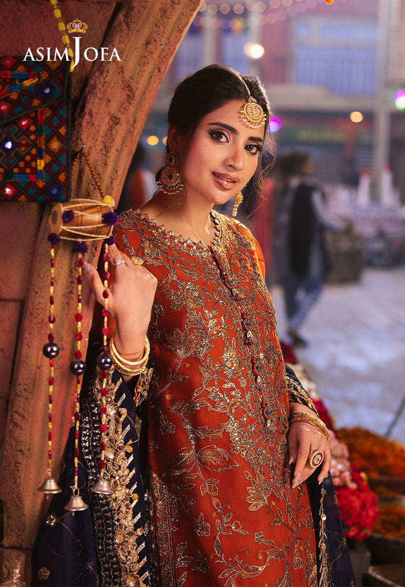 AJKKD-10 EMBROIDERED CHIFFON 3 PCS