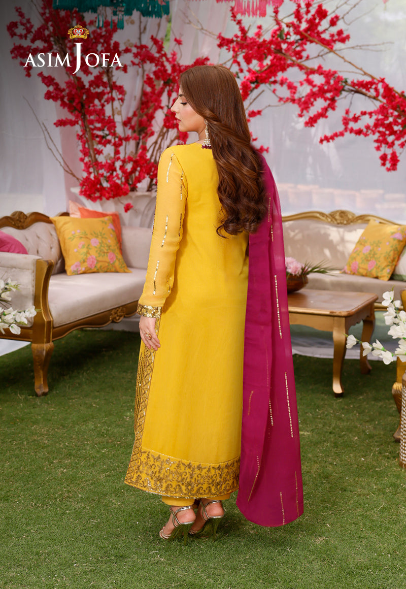 AJMJB-20 EMBROIDERED CHIFFON STITCHED 3 PCS