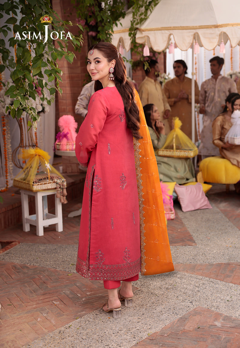 AJMJB-29 EMBROIDERED PAPER COTTON STITCHED 3 PCS