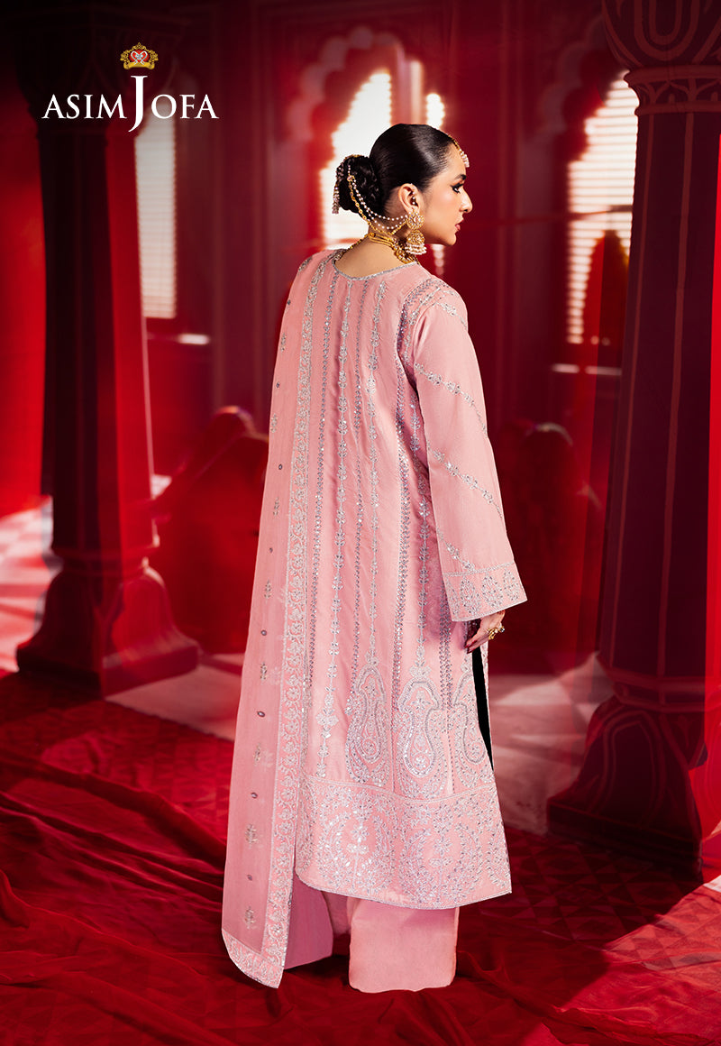 AJMVB-12 EMBROIDERED VELVET STITCHED 3 PCS