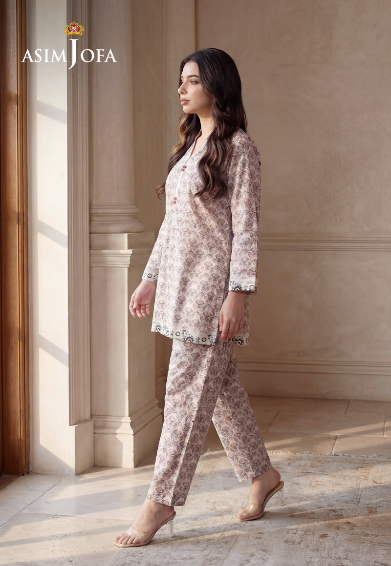 AJPB-208 Printed Lawn Stitched 2 pcs