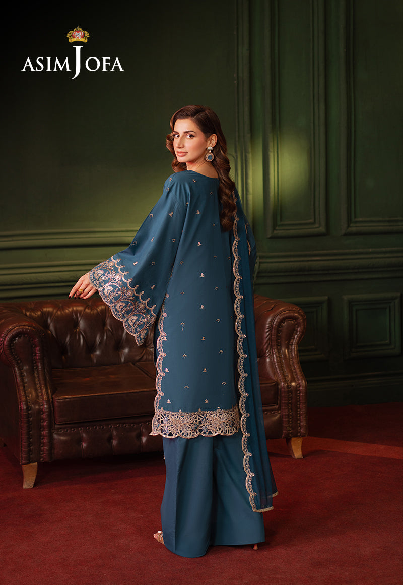AJPFB-10 EMBROIDERED SILK STITCHED 3 PCS (Shirt is Free Size)