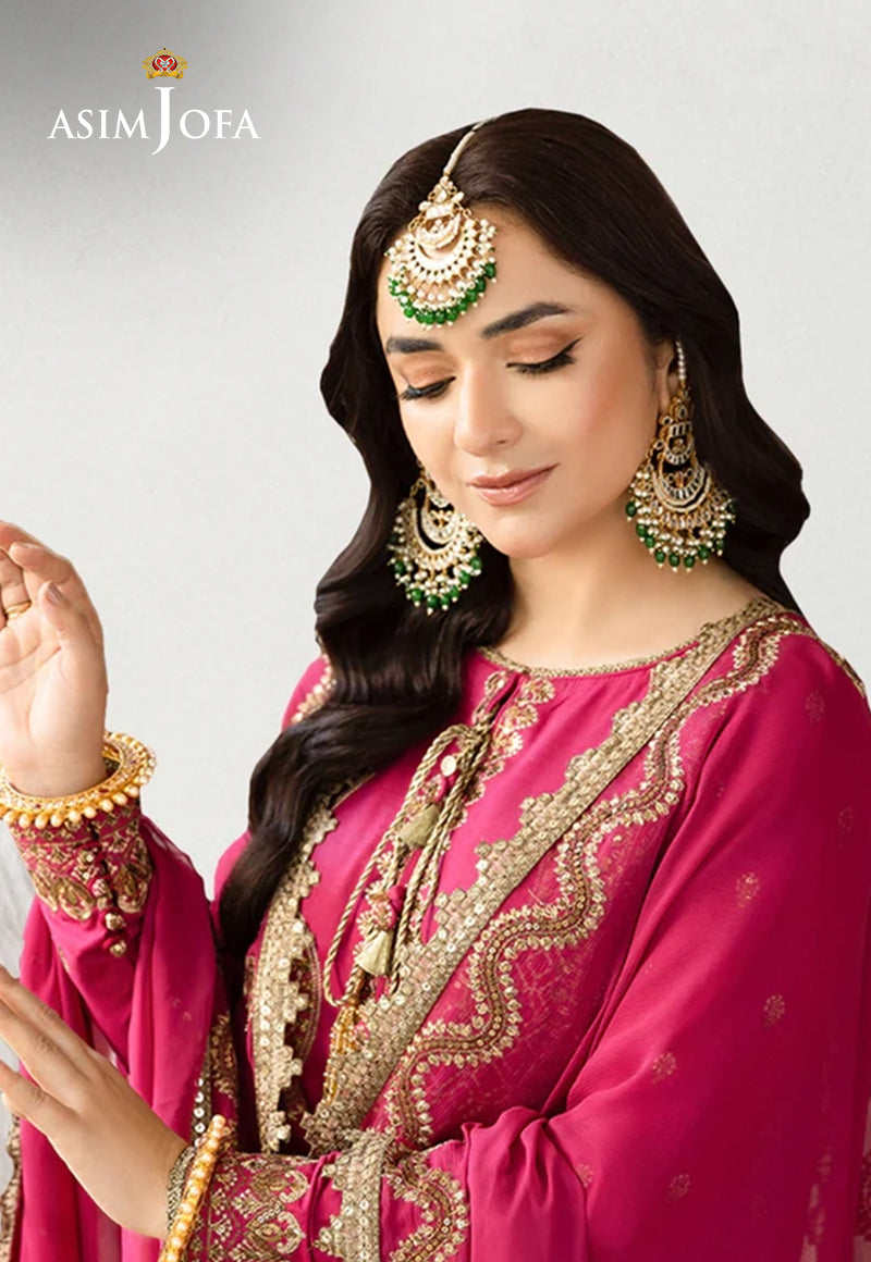 AJSM-28 EMBROIDERED SILK 3 PCS