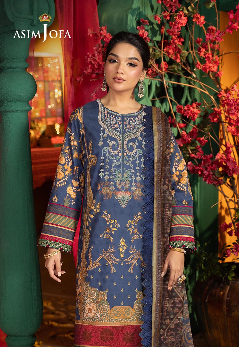 AJSO-131 Unstitched 2 Pcs Shirt Dupatta