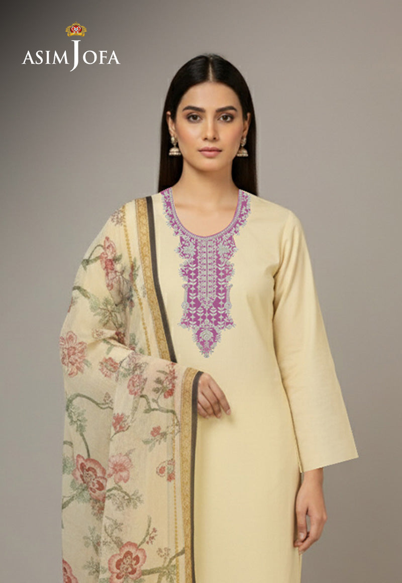 AJSO-352 Unstitched 2 Pcs Shirt Dupatta