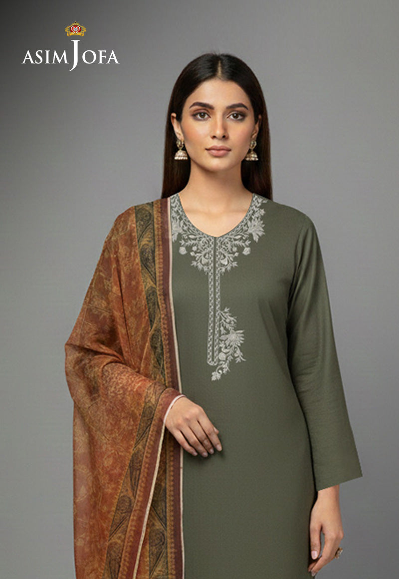 AJSO-372 Unstitched 2 Pcs Shirt Dupatta