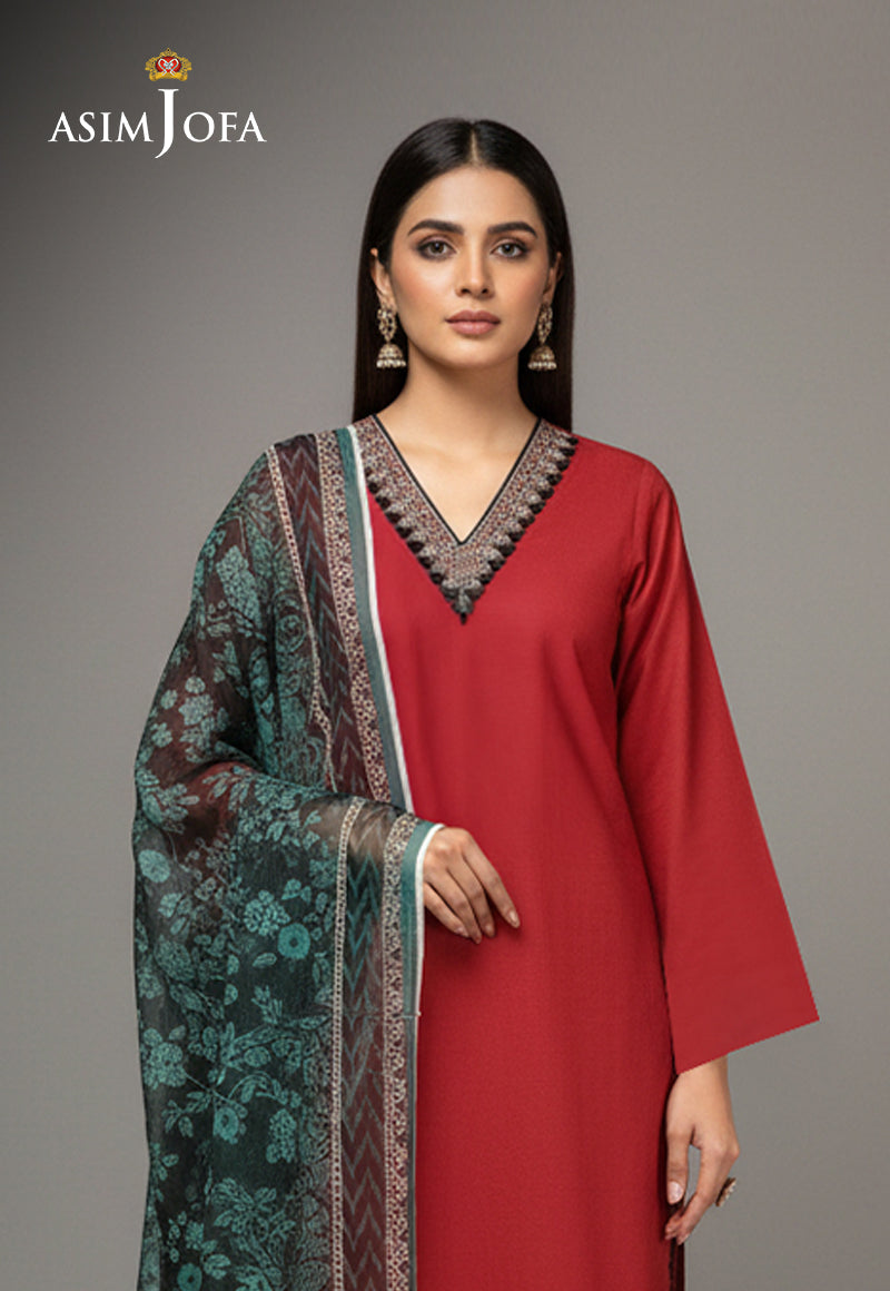 AJSO-382 Unstitched 2 Pcs Shirt Dupatta