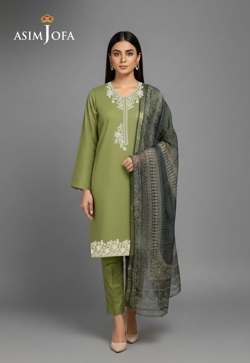 AJSO-397 Unstitched 2 Pcs Shirt Dupatta