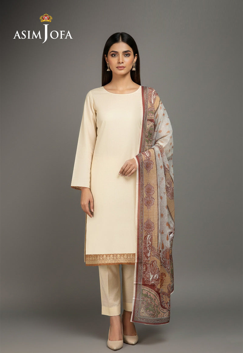 AJSO-417 Unstitched 2 Pcs Shirt Dupatta